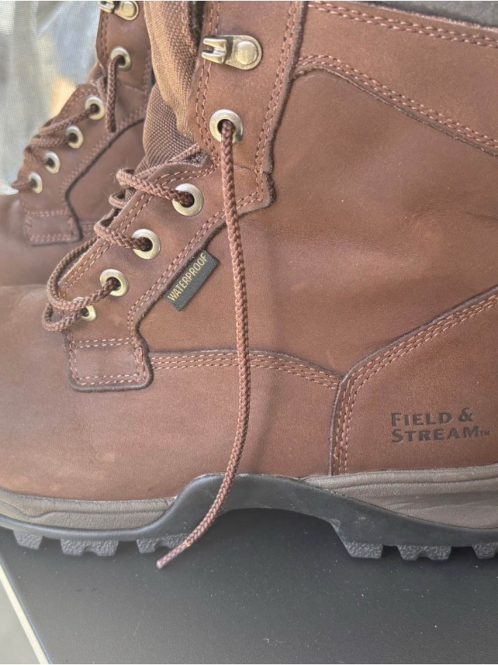 Field & Stream gore Tex insulate Brown work boots